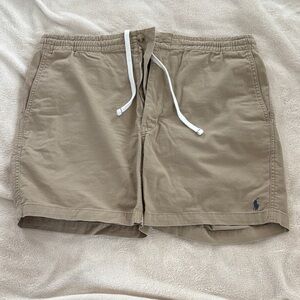 Men’s Polo Ralph Lauren Tan Casual Shorts 
Large, 6” inseam, never worn